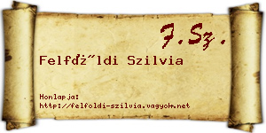 Felföldi Szilvia névjegykártya